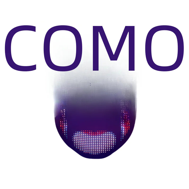 Colorful LED Halloween Mask for Parties and Events